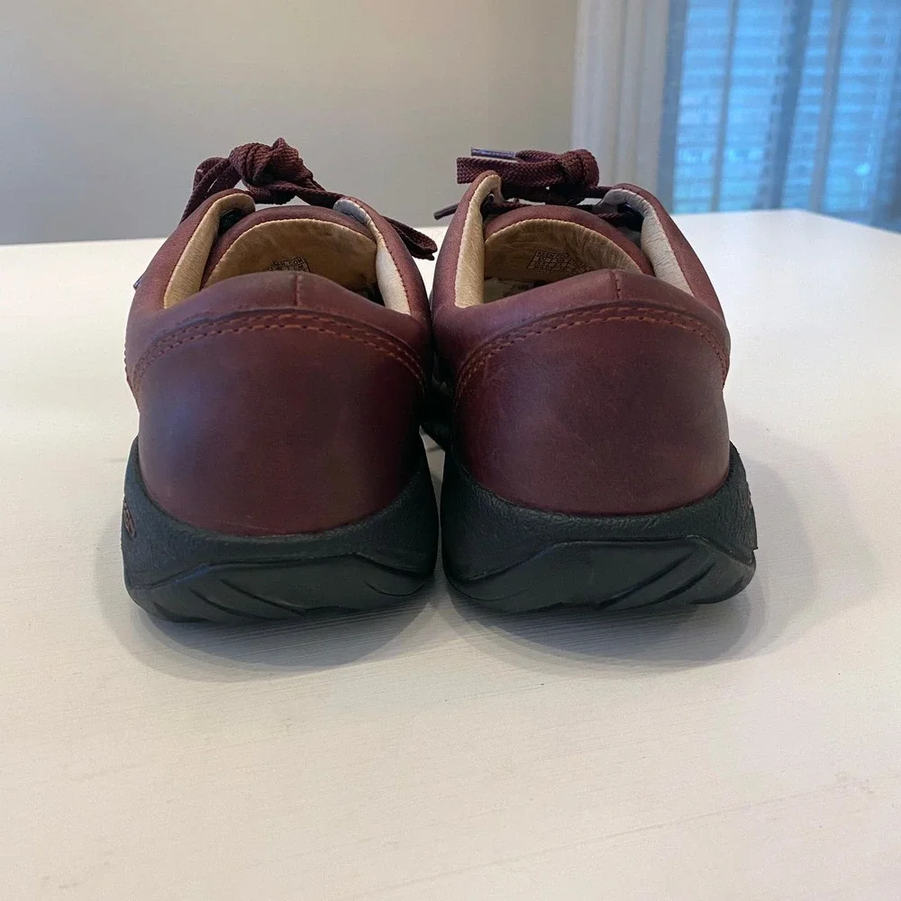 Women's‎ Keen Presidio Burgundy Leather Outdoor Comfort Shoes Sneakers Size 5.5